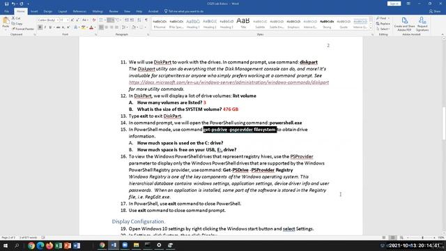 CIS25 Lab 8: Drives, Display and Printer смотреть онлайн