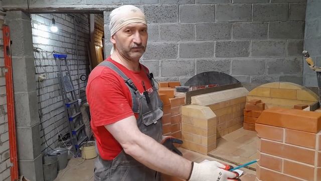 Как сделать свод русской печи, русская печь своими руками, мангал,печь под казан.Выпуск 15