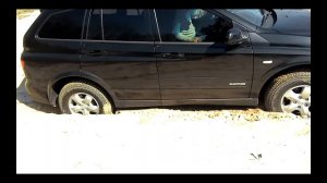 ssangyong kyron песок ,горка