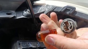 Замена Лампочки Передней Фары Приус