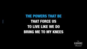 Back On The Chain Gang in the style of The Pretenders | Karaoke with Lyrics