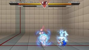 Sonic Explosive & Ultra Instinct Sonic VS Hyper Sonic I Sonic Battle Mugen
