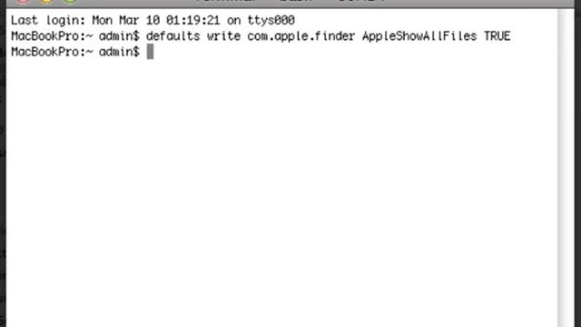 Mac OSX Show Hidden system files смотреть онлайн