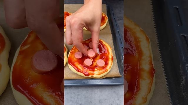 Мини пицца как в школьной столовой!!