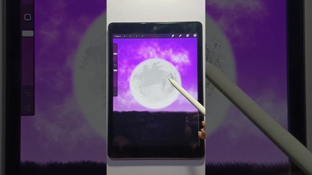 Moonlight Digital Art Tutorial смотреть онлайн