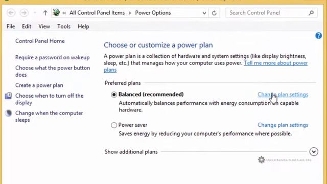 6.1.1 Configure Power Options смотреть онлайн