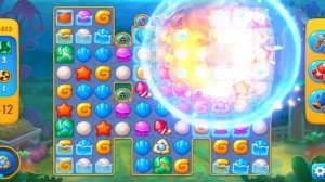 Прохождение Фишдом уровень #4813 | Fishdom Level #4813