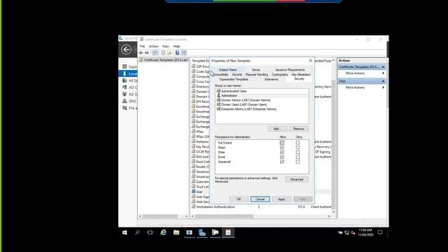 Windows Server Active Directory Certificate Services (ADCS)