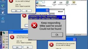 Windows error 2000 red zone