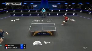 Настольный теннис 🏓 Ма Лонг и Фелих Лебрун