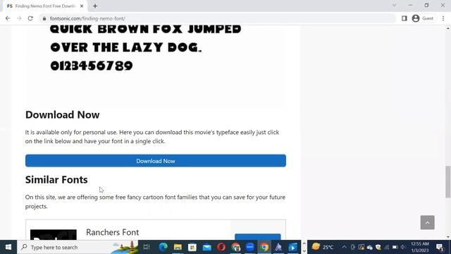 How To Download And Install Finding Nemo Font Free Download In Adobe Photoshop