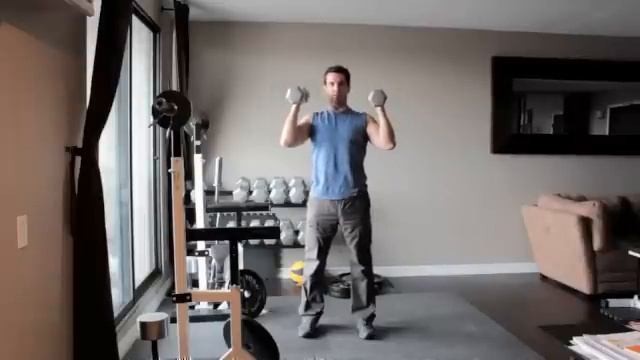 Shoulder Exercises - How to Perform the Dumbbell Shoulder Press