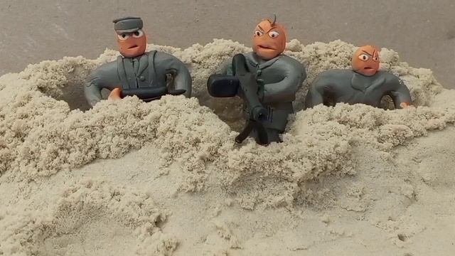 уничтожение танком вражеского окопа