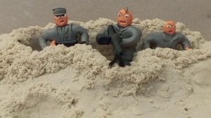 уничтожение танком вражеского окопа