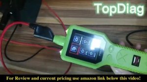 Review Topdiag P100pro 9-30v car Circuit Tester Automotive