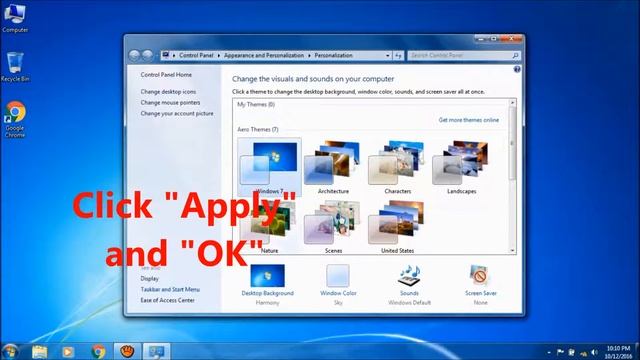 How to add or hide desktop icons in Windows 7 ? смотреть онлайн