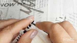 Закрываем петли.  Спосибом I- cord