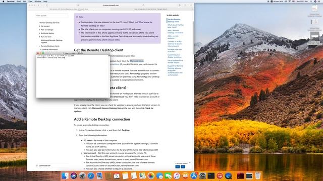 How to Access Windows from Mac (Remote Desktop) смотреть онлайн
