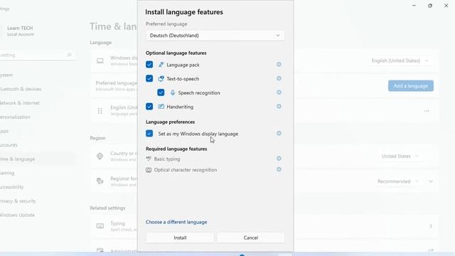 How to Change Language on Windows 11 | Add another Language in Windows 11