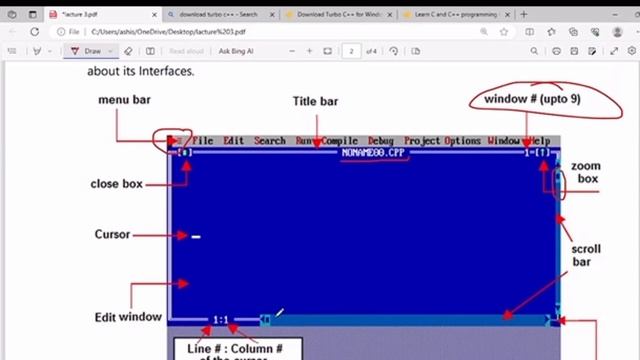 How to Install Turbo C/C++ in Windows 10/11 || how to run first C program on Turbo C Compiler.