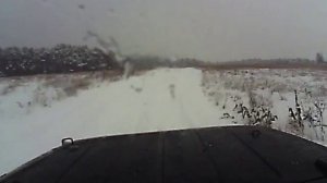 УАЗ Хантер в снегу