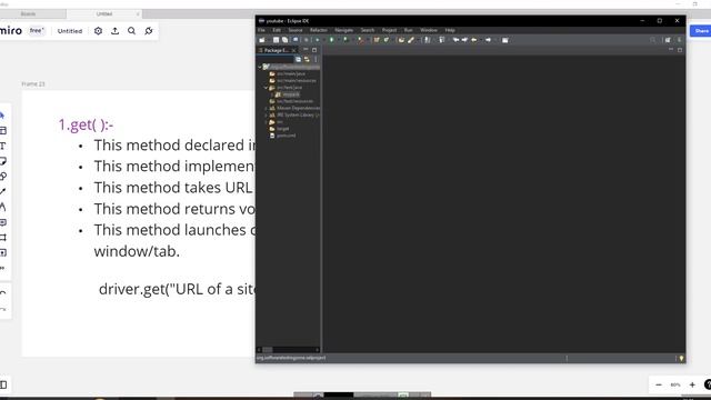 get( ) method in WebDriver Interface in selenium смотреть онлайн