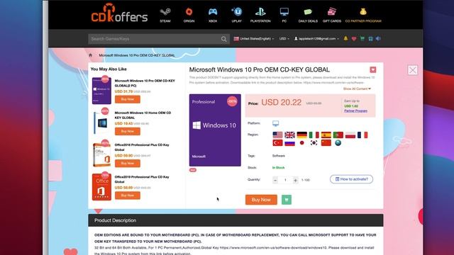Get Windows 10 Pro for only $16! - CDKoffers Review смотреть онлайн