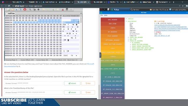 Dissecting PE Headers [THM] смотреть онлайн