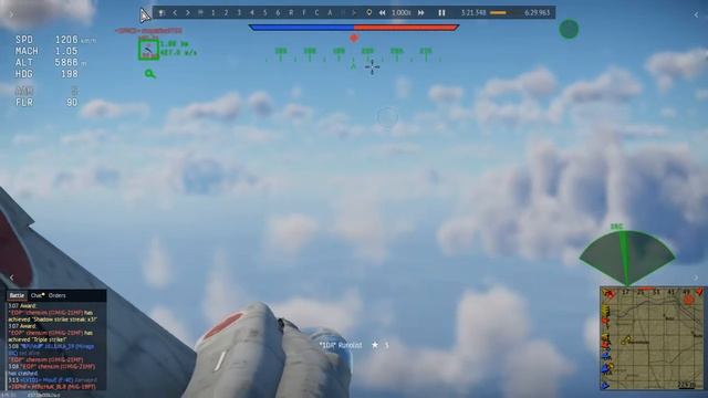 F-4EJ work with gun | War Thunder смотреть онлайн