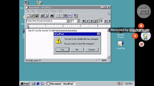 Playing Around With The Windows 95 Simulator. смотреть онлайн