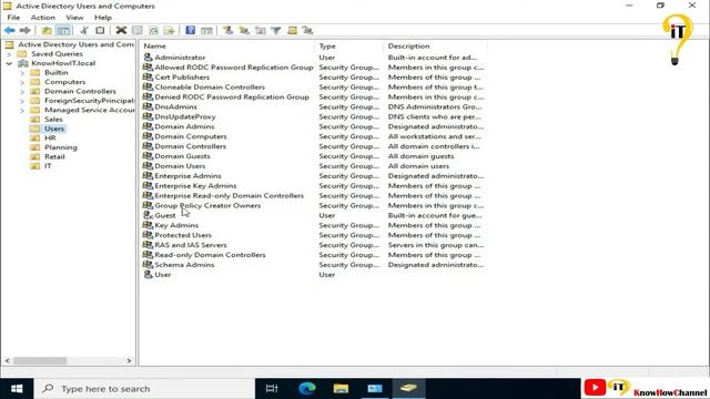 #windowsserver How To organize Domain active directory OUs-Groups-Users смотреть онлайн