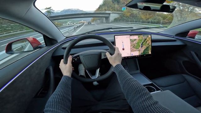NEW Tesla Model 3 Highland 2024 Drive смотреть онлайн