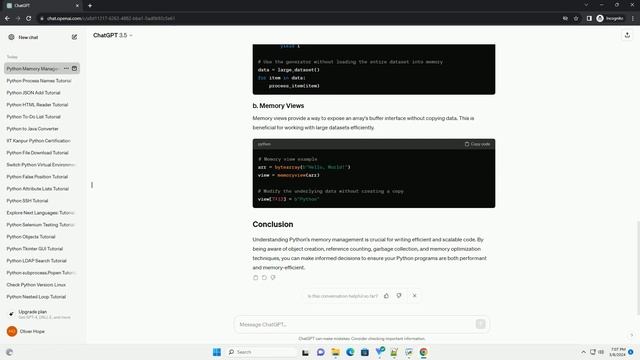 how python memory management works