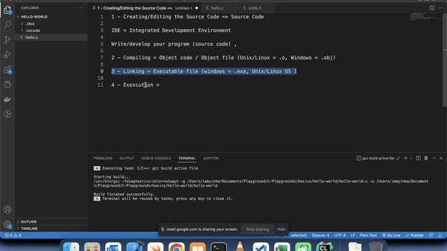 Hello World | Intro to C Programming смотреть онлайн
