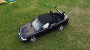 Saab 9-3 Convertible Cabriolet Cabrio Rooftop closing in realtime.