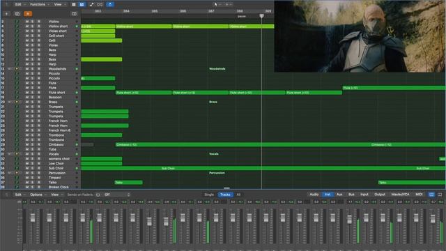 RENEGADE Original Soundtrack - Track 7 - Logic Pro Screengrab смотреть онлайн