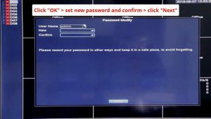 Hiseeu XMEye System to Reset Password
