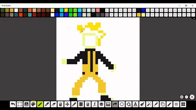 TUTORIAL CARA Menggambar NARUTO Dari PIXEL Di PIXEL STUDIO. смотреть онлайн