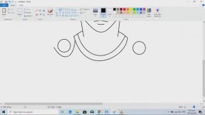 Drawing SAITAMA using windows paint!!!