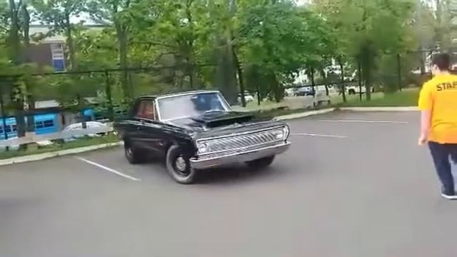 64 Plymouth factory stock drag car. смотреть онлайн
