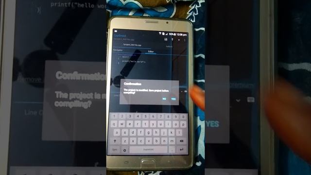 C PROGRAMMING USING MOBILE APP