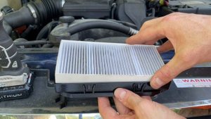 Installing an aftermarket cabin air filter in a Hummer H3