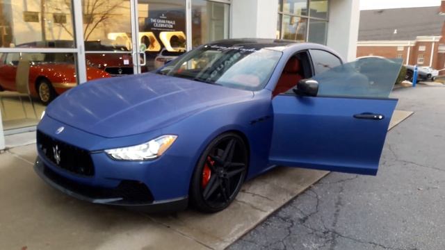 2016 Maserati Ghibli - Blu Emozione - Exhaust Sound - "blaque diamond" wheels - Fabspeed Exhaust смотреть онлайн
