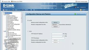 SAVE CONFIG BY HTTP IN PC SWITCH DLINK DGS 1210 10P