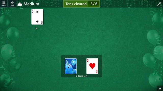 Solitaire Celebrates 31 Years | Star Club | TriPeaks #12 Medium - Clear 6 Tens in 1 deal смотреть онлайн