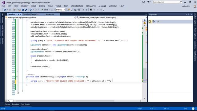 Insert Update Display Delete operation in C# windows application 4 in Bangla смотреть онлайн