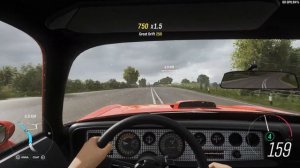 Forza Horizon 4 - 1973 Pontiac Firebird Trans Am SD-455 - Car Show Speed Jump Crash Test .