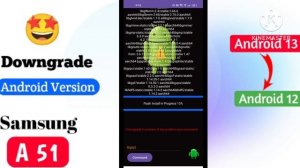 downgrade android 13 to 12 samsung a51 | how to downgrade android 13 to 12 samsung a51