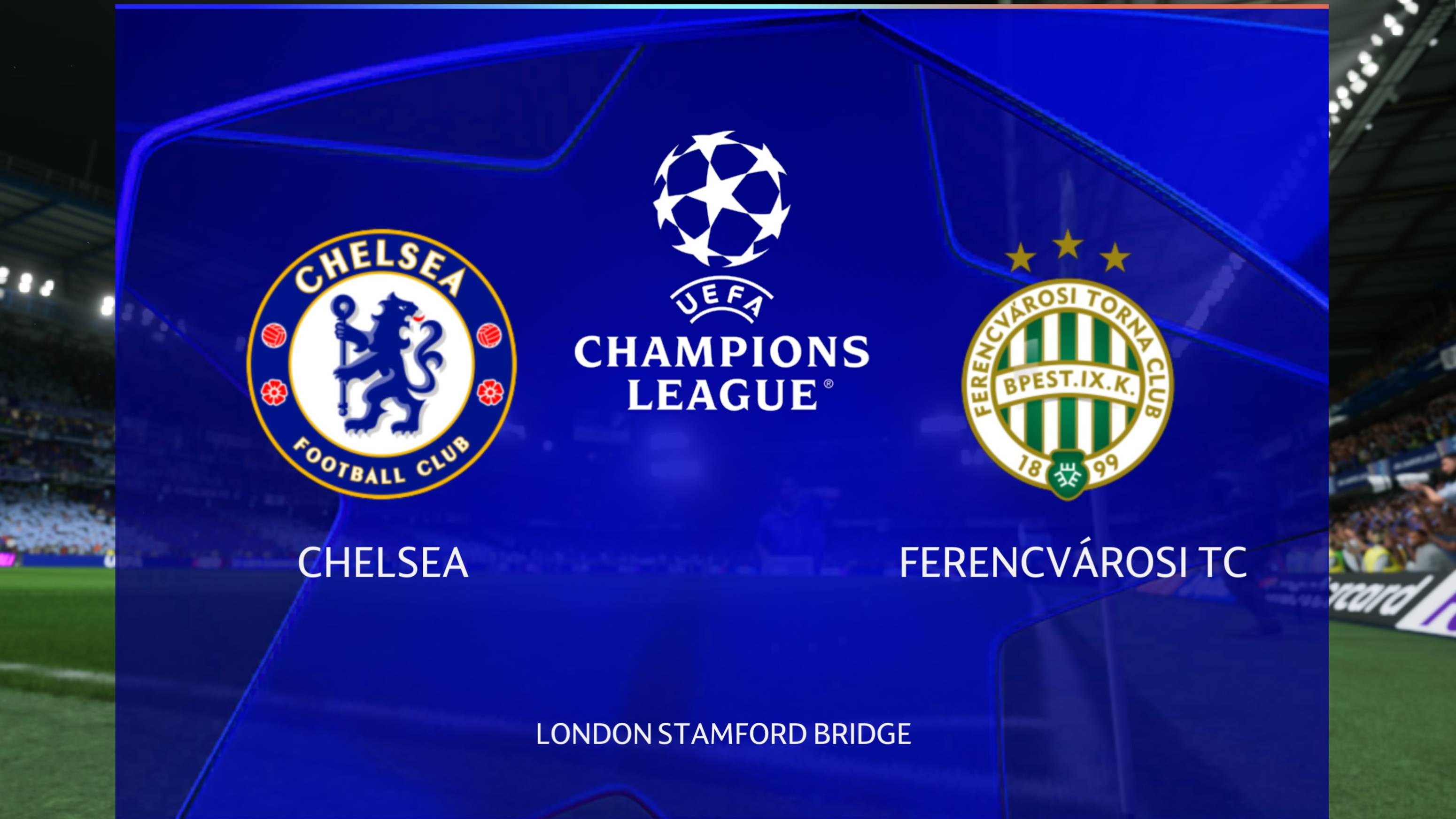 FC 25 PS 5 Карьера за Челси 2025-2026.5 тур CHAMPIONS LEAGUE Челси-Ференцварош 25.