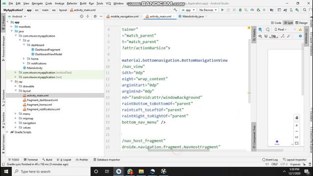 How to create Bottom navigation Activity in Android смотреть онлайн